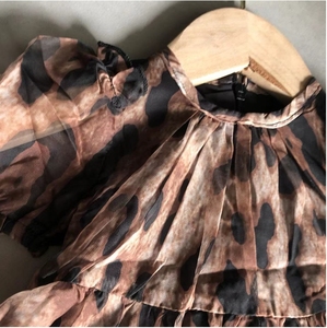 Girls' Short Sleeve Summer Dresses With <b>Patchwork</b> Pattern New Children's Clothing Including Pageant Party <b>Skirt</b> - Product Image 3