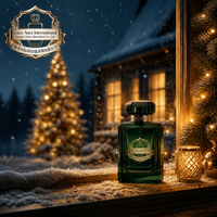 Coffret cadeau de parfum de Noël, 20% de cèdre, de pin et de cannelle, parfum unisexe, étiquette privée, emballage personnalisé