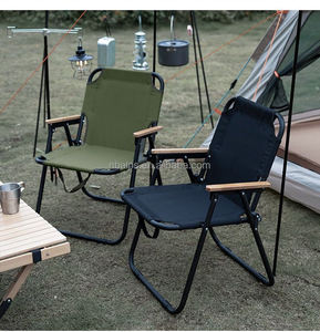 الجملة الأسود يتوهم جلامبينج المحمولة حمل سهل قسط <span class=keywords><strong>300</strong></span> <span class=keywords><strong>lb</strong></span> قدرة التخييم كراسي قابلة للطي الثقيلة إطار فولاذي - Product Image 3