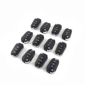 Manufacturers directly wholesale for Peugeot 508 automotive wireless key adapter flip remote key blank replacement