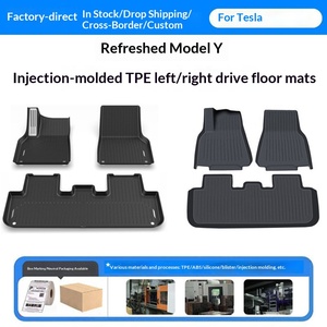 Tapis de sol de voiture TPE LHD RHD Modèle Y Respirant Imperméable Chaud Universel <span class=keywords><strong>Personnalisé</strong></span> Luxe - Product Image 5