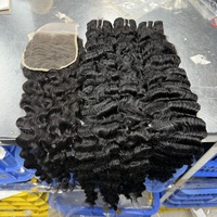 Lots de Cheveux Naturels Non Traités, Cheveux Humains Birmans Bruts, Vente en Gros de Cheveux Vierges 100% Humains Birmans Bouclés