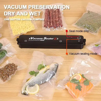Machine de scellage automatique sous vide multifonctionnelle pour aliments ménagers Machine d'emballage en plastique Appareils de conservation des aliments de cuisine