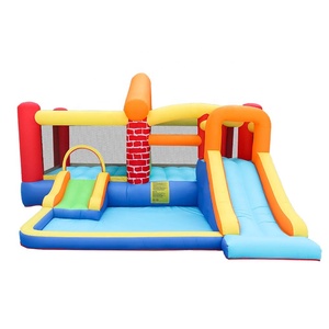 Trẻ Em Nhà Sử Dụng Mini Nhà Bị Trả Lại Lâu Đài Bouncy Với Trượt Đồ Chơi Bơm Hơi Làm Bằng Nylon Bền - Product Image 3