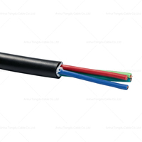 Cable Flexible de Cobre RVV de 4 Núcleos 4x4mm² 300/500V con Aislamiento de PVC para Unidades de Manejo de Aire HVAC en Edificios