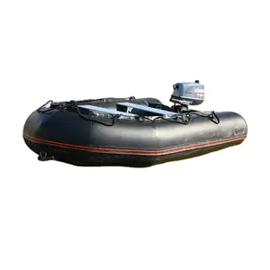 Makoshark P-230 pesca de caiaque inflável, barco de resgate inflável com auto-inflável para 2 pessoas, vida útil
