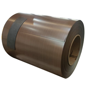 Bobine d'acier prélaqué PPGI effet bois pour porte de <span class=keywords><strong>garage</strong></span>, bobine d'acier laminé à froid haute résistance 0,45 mm JIS, découpe sur mesure - Product Image 2