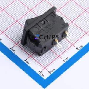 RT-S01-113-L1NB1B Rocker Switch Through hole Component (THT),P=7mm Switch 21mm 15mm Concave Bend 10A - Product Image 2