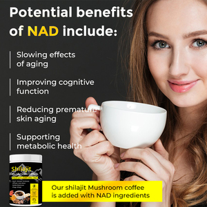 Etiqueta privada 11 Mezcla de superalimentos de alta calidad Focus Memory <span class=keywords><strong>Energy</strong></span> Instant NAD Shilajit Mushroom <span class=keywords><strong>Coffee</strong></span> - Product Image 2