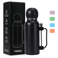 Ensemble de tasses à Yerba Mate avec logo personnalisé, bouteille en acier inoxydable de 1000 ml, 750 ml, 350 ml, 200 ml, ensemble de gobelets à thé Mate avec paille et cuillère