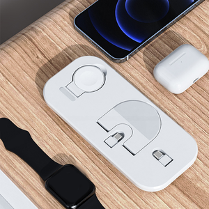 Support de chargeur de téléphone sans fil 3-en-1 avec affichage numérique et réveil, vente en gros directe usine chinoise 2026 - Product Image 6