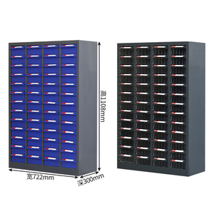 Nhà máy-Giá 100 ngăn kéo công cụ nội các bộ phận nhựa lưu trữ đồ nội thất tùy chọn thép cho tổ chức nhiều công cụ phụ tùng OEM - Product Image 1