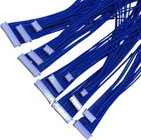Arnés de Cables Personalizado con Conector Molex 51021-1000 PicoBlade de 1.25mm, Receptáculo Hembra de 10 Pines, Carcasa de Crimpado, RoHS