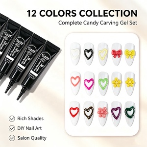 KLANA Gel UV 5D para Esculpir Uñas, en Tubo Exprimible, Sin Limpieza, para Salón, Suministros de Arte de Uñas 3D, Venta al por Mayor, Compatible con Marca Privada OEM - Product Image 5