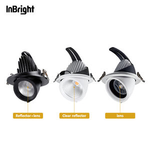 Lavapavetri a LED regolabile con incasso faretto Hotel 15W 30W 40W 50W COB faretto antiriflesso - Product Image 4