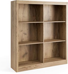 Organizador de 6 cubos, estantería de 53 pulgadas con diseño antivuelco. Estante Resistente que Ofrece un Almacenamiento <span class=keywords><strong>Ordenado</strong></span> para Sala de Estar y Oficina en Casa - Product Image 6