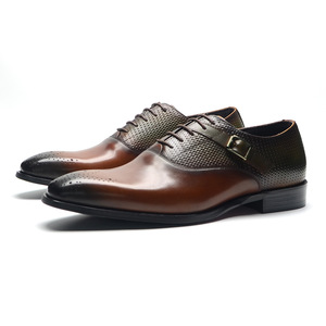 Nouvelles chaussures habillées décontractées multifonctionnelles pour hommes, dessus en cuir véritable, chaussures en cuir pour hommes, vente directe d'usine - Product Image 6