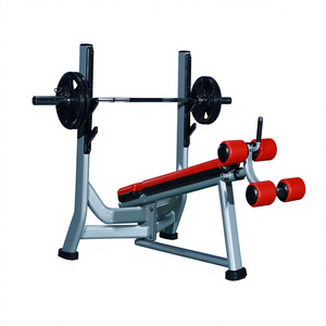 Máquina <span class=keywords><strong>Multigimnasio</strong></span> Comercial con Placas de Peso, <span class=keywords><strong>Banco</strong></span> Declinado con Función de Almacenamiento, Equipo de Entrenamiento para Gimnasio, para Entrenamiento de Fuerza - Product Image 1
