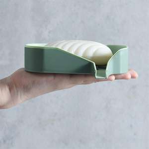 Boîte à savon multifonctionnelle avec crochet, sans perçage, pour toilettes, buanderie, égouttoir à vaisselle - Product Image 5