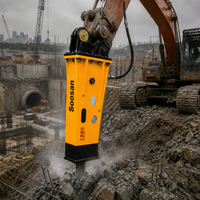 Prix de vente en gros du brise-roche hydraulique Soosan pour excavatrice de 18 à 26 tonnes, brise-roche hydraulique pour béton et pierre