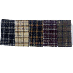 Großhandel Stoff Lieferant Check <span class=keywords><strong>Plaid</strong></span> Jacquard Tweed Wolle/Polyester Fancy Fabrics für Kleidung 2213 - Product Image 4