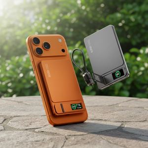 Banco de Energía Inalámbrico Magnético con Pantalla TFT de 10000 mAh y 20 W OEM, Banco de Energía Delgado de 10000 mAh al por Mayor Batería Externa <span class=keywords><strong>Iniu</strong></span> Ultra Delgada - Product Image 1