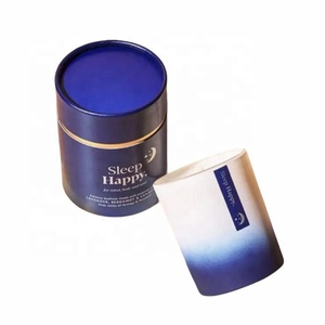 Nhà máy sang trọng bán buôn biểu tượng tùy chỉnh nến Jar Gói Ống giấy bao bì hộp nến - Product Image 1