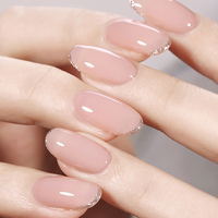 Base de gel auto-nivelante 15 ml, marque privée, couche de finition, traitement fortifiant pour ongles, réparation, nivellement, polygel