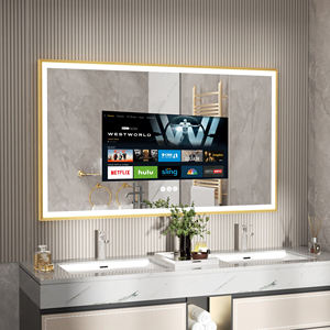 Miroir intelligent à <span class=keywords><strong>prix</strong></span> d'usine, miroir interactif <span class=keywords><strong>TV</strong></span> avec écran tactile Android, miroir <span class=keywords><strong>TV</strong></span> en verre pour salle de bain, hôtel, appartement SMM-18.5 - Product Image 5