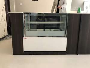 Commercial Single-Temperature Countertop Refrigerated Cake Cases <strong>Small</strong> <strong>Counter</strong> <strong>Top</strong> Cake Display <strong>Fridge</strong> - Product Image 2