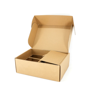 Boîte d'emballage personnalisée en kraft avec séparateurs pour l'expédition de coffrets cadeaux cosmétiques et de soins de la peau en plusieurs unités, idéale pour les abonnements. - Product Image 5