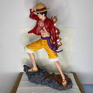 60CM Grande Taille <span class=keywords><strong>Manga</strong></span> Figurine Statue 0NE PIECE Quatre Empereurs <span class=keywords><strong>Chapeau</strong></span> <span class=keywords><strong>De</strong></span> <span class=keywords><strong>Paille</strong></span> Luffy PVC Anime Figure Jouets Cadeau pour Adultes - Product Image 5