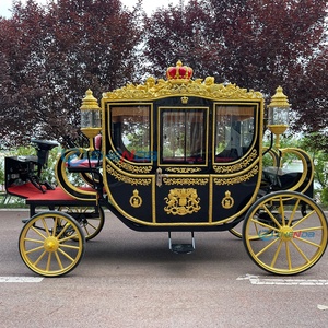 Carruaje Eléctrico Real para Caballos, Carroza Especial para Bodas de Princesas, Transporte - Product Image 2