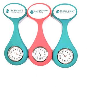 Montre d'infirmière portable en silicone personnalisée avec impression, modèle poitrine, pour fournisseurs d'usine - Product Image 1