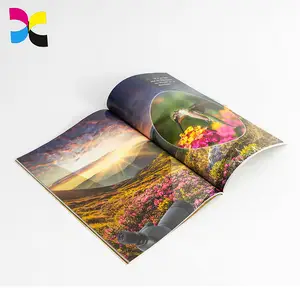 Individueller Magazin-Broschüre-Farbpamphlet-Design Digitaldrucker