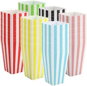 Disposable food box Small Paper Popcorn Containers Great for Home Movie Theater Carnival Party