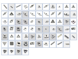 CBN PCD Quay Chèn <span class=keywords><strong>CCMT060204</strong></span> CCMT09T304 CCMT120408 Dao Kim Cương Chèn Cho CNC Lathe Công Cụ Cubic Boron Nitride Chèn - Product Image 4