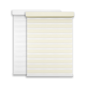 Stores enrouleurs zébrés occultants prêts à l'emploi, en tissu, fabriqués dans le Zhejiang, avec un système intégré de réglage de la lumière - Product Image 3