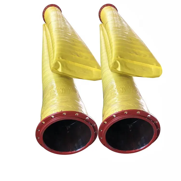 Manufacturer sell Water delivery hose pipe, flexible flange drain rubber hose