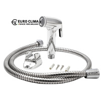 Ensemble de douche à main pour toilettes EURO CLIMA avec tube interne en PVC à double boucle