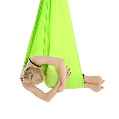 2020 Amazon hotsale set di amaca Yoga aerea antigravità in seta elastica con fibbia e corda senza nodi