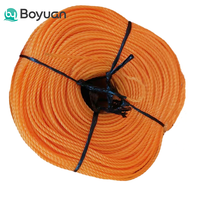 Offre Spéciale – Corde en PE colorée à 3 brins, 4-16 mm, haute résistance, résistante aux UV, bobine de 220 m pour la pêche marine et l'utilisation en quai
