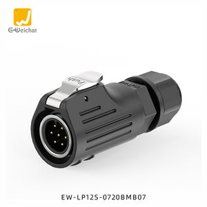 E-Weichat Power Led Display Geautomatiseerde Robot Lp12 M12 Waterdichte Luchtvaart Industriële Power Connector Ip67 2 <span class=keywords><strong>3</strong></span> 4 5 6 7 8 Pin - Product Image 5