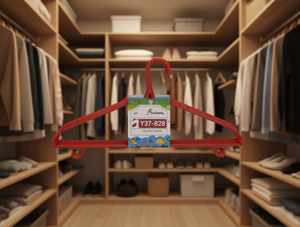 Y37-828 Appendiabiti 10 pz in Plastica Leggeri per Armadio e Organizzazione Vestiti - Product Image 2