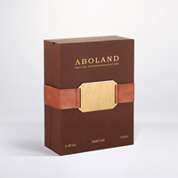 Cartons de parfum de luxe avec logo personnalisé professionnel Emballage vide en papier kraft Boîtes de parfum Gaufrage Impression Manipulation pour cosmétiques