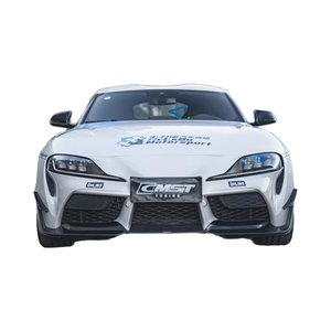 Nouveau ZNDR pour améliorations de kit carrosserie Supar : Lame avant, jupes latérales, diffuseur, spoiler et panneaux de porte en fibre de carbone style CMST - Product Image 1