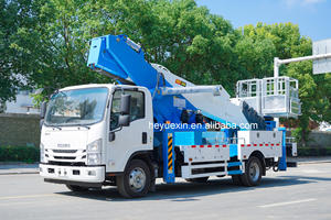 ISUZU 36m truk kerja udara Boom mengangkat pria ember truk Cherry Picker truk dipasang <span class=keywords><strong>Platform</strong></span> udara - Product Image 2