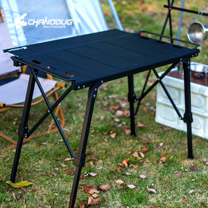 Juego de Mesa y Horno Ajustable en Altura Chanodug 2025 de Aluminio FX-7156-IGT para Exteriores, Hecho en China, Nuevo Diseño, Negro - Product Image 5