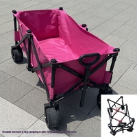 Chariot pliant réglable multifonctionnel pour extérieur, idéal pour les pique-niques et les stands de vente – Vente en gros usine