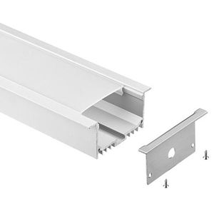 Perfil de extrusión de marco de aluminio Perfil de aluminio hecho a medida <span class=keywords><strong>Luz</strong></span> <span class=keywords><strong>indirecta</strong></span> LED curvada - Product Image 1